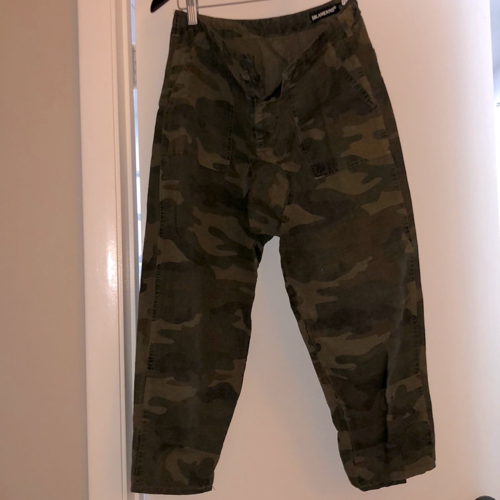 BLANKNYC Camo Drop Crotch Pant.